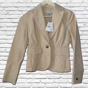 Banana republic Tan button blazer